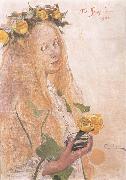 Suzanne,Study for For Karin-s Name-Day